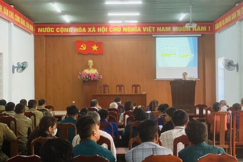 Hội Luật gia tỉnh Đăk Nông tổ chức hội nghị tuyên truyền, phổ biến, giáo dục pháp luật tại thị trấn Đăk Mil