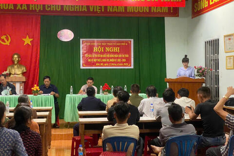 ĐẠI BIỂU HĐND THỊ TRẤN TIẾP XÚC CỬ TRI TẠI CÁC TỔ DÂN PHỐ